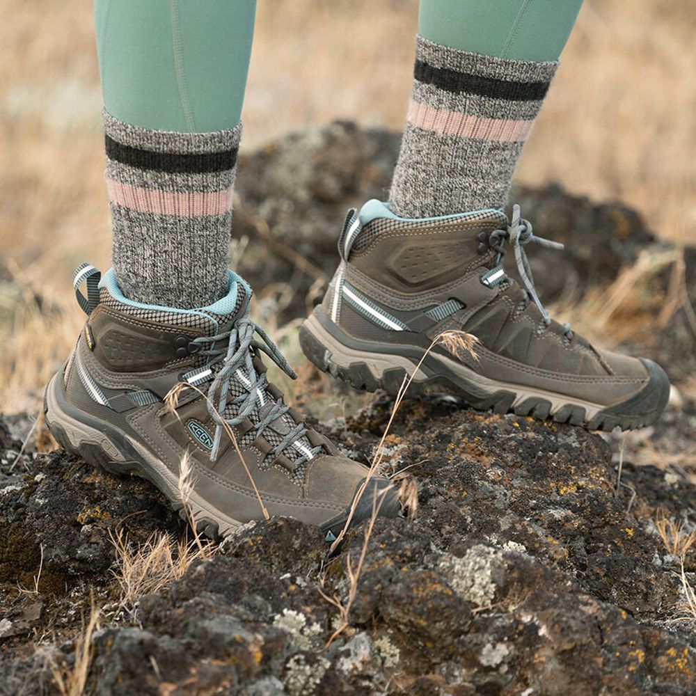 Keen Outdoor Bot Kadın Koyu Gri - Targhee Iii Waterproof Mid - Türkiye DHIB04126